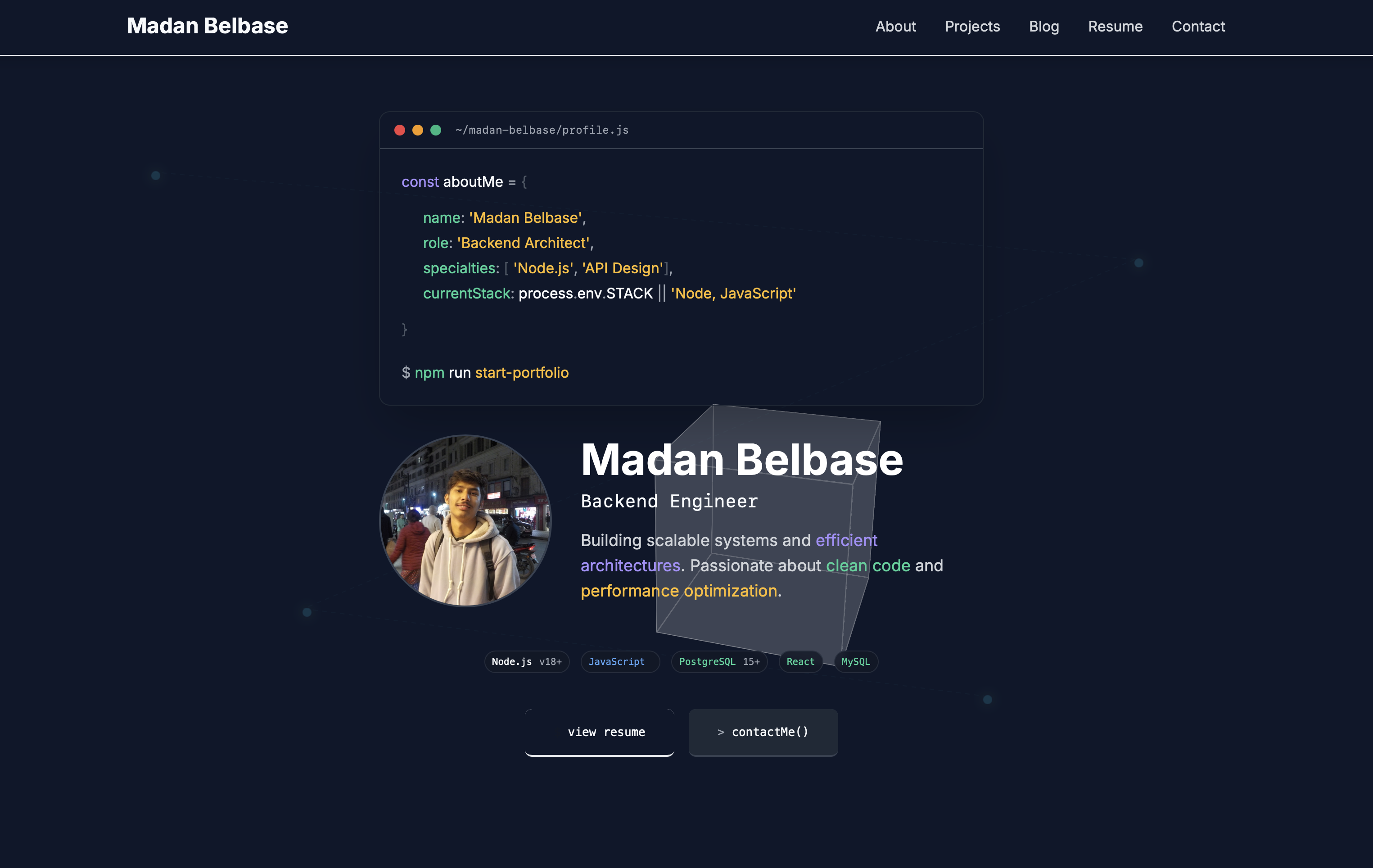 Portfolio Website